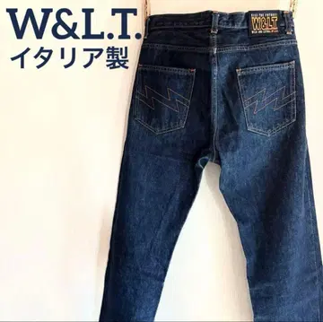 w&lt 이탈리아제 썬더 스티치 데님 청바지 w.&l.t. 남성용