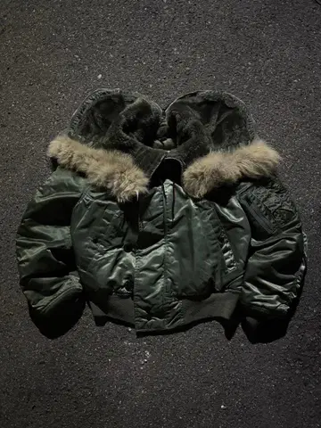 빈티지 80s90s n2b USA제 퍼 y2k 짧은 기장 히라노 쇼