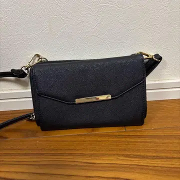 블랙 지갑 숄더