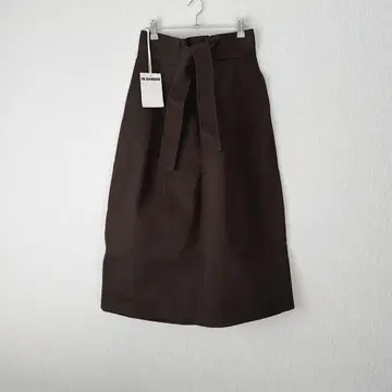 [새상품] JIL SANDER 질 샌더 브라운 스커트