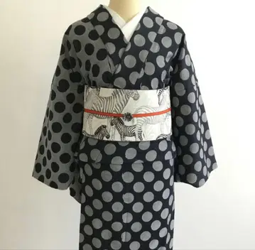 데님 기모노 코몬 L 사이즈 레어