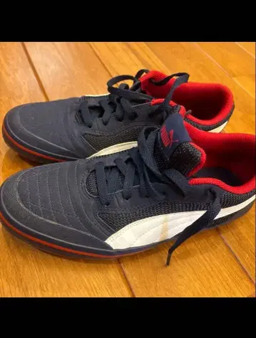 Puma Astro Sala 25cm 네이비 새상품급 체육관 신발 풋살