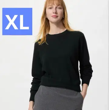 유니클로 캐시미어 크루넥 스웨터