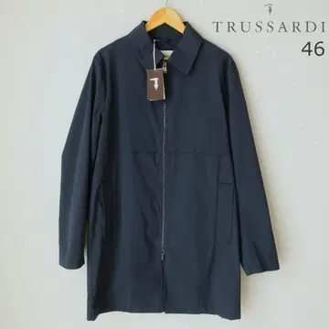 새상품 TRUSSARDI 스텐카라 코트 컬렉션 나일론 혼방 46 M