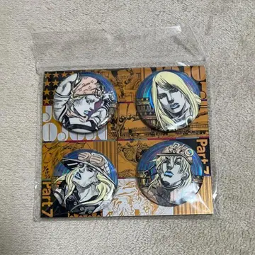 죠죠의 기묘한 모험 오로라 캔뱃지 중국 한정판 7부 스틸 볼 런