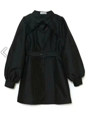 bubbles 루즈 레이어드 원피스 블랙