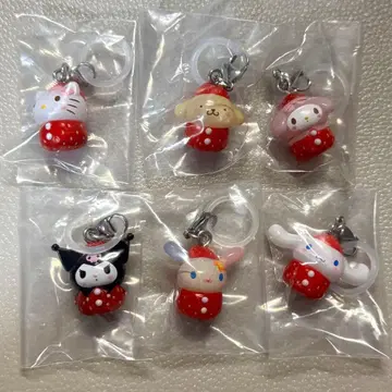 딸기 메지루시 액세서리 6종 컴플리트 세트