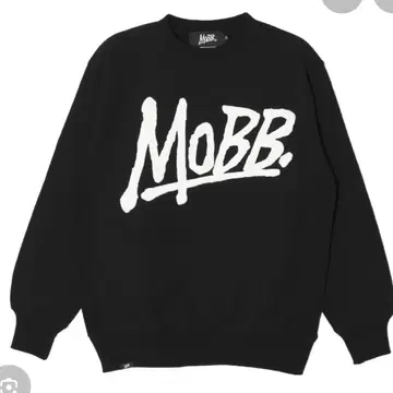 MOBB. 블랙 맨투맨 M