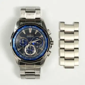 SEIKO WIRED 7T12-0AT0 크로노그래프 파랑