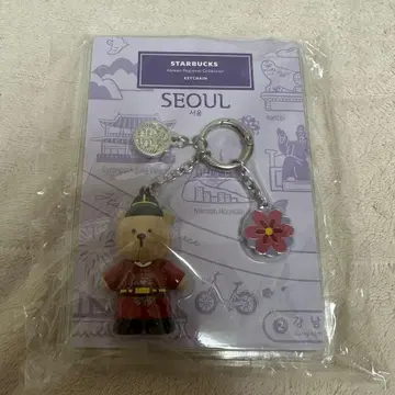 한국, 스벅 STARBUCKS SEOUL 곰돌이 키링