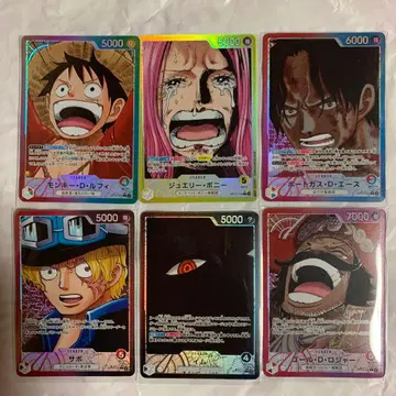 원피스 카드 리더 패러렐 6장 세트