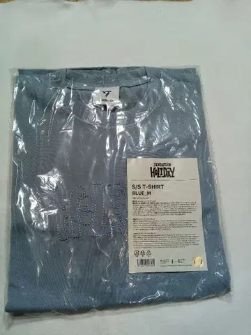 S/S 티셔츠 블루 M