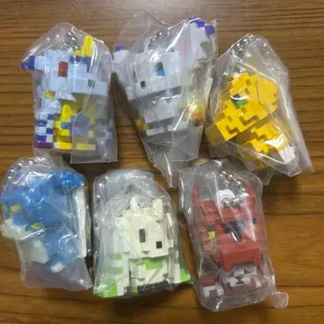 디지몬 도트 피규어 참 전 6종