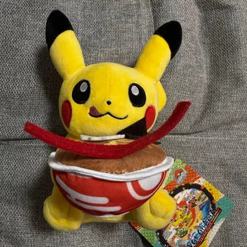 WCS2023 요코하마 라멘 피카츄 봉제 인형