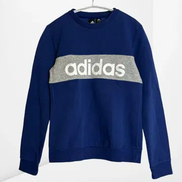 [아디다스] 빅 로고 맨투맨 트레이닝복 배색 절개 스포츠 캐주얼