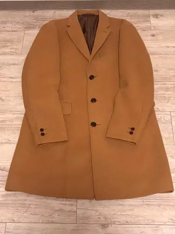 BEAMS 카멜 체스터 코트