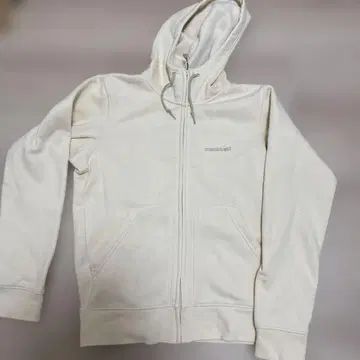 몽벨 아이보리 풀 집업 후드티