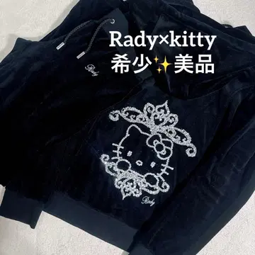 초레어 Rady 키티 셋업 새상품급 블랙 갸루 비쥬 y2k