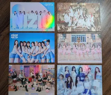 NiziU 라이브 WithU W 회원 혜택 엽서 세트