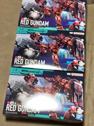 HG 빨간 건담 x 3