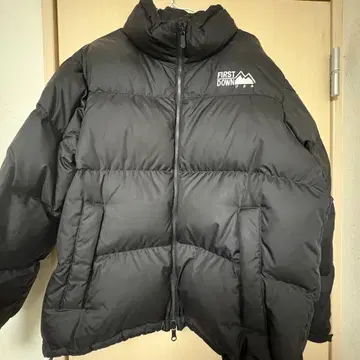 FIRST DOWN 블랙 다운 자켓 S