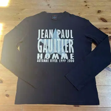 JEAN PAUL GAULTIER 긴팔 티셔츠 블랙 고티에