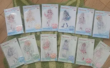 학원 아이돌 마스터 스탠드 포함 빅 아크릴 플레이트 컴프 세트