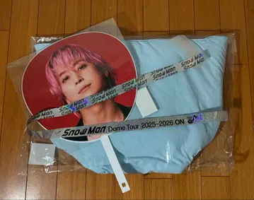 SnowMan 사쿠마 부채 DomeTour2025-202는/백/은테