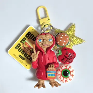 찰랑찰랑 키링 찰랑찰랑 가챠가챠 영화 빨간색 옐로우 컬러