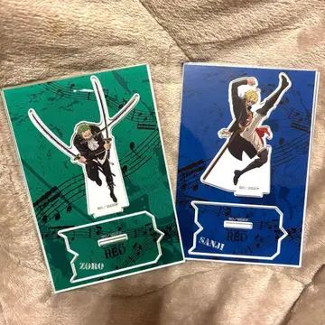 원피스 ONE PIECE 조로 상디 아크릴 스탠드 RED