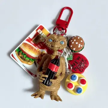 찰랑찰랑 키링 찰랑찰랑 가챠가챠 꽃 빨간색은