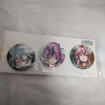 전생했더니 슬라임이었던 건에 대하여 캔뱃지 3개 세트 A 원작 그림