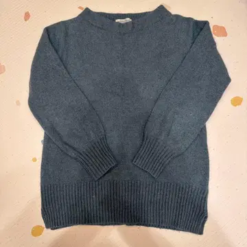 뷔르데사봉 니트 스웨터 짙은 녹색