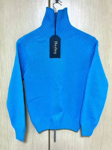 새상품급 Harley of Scotland 스웨터 니트 블루