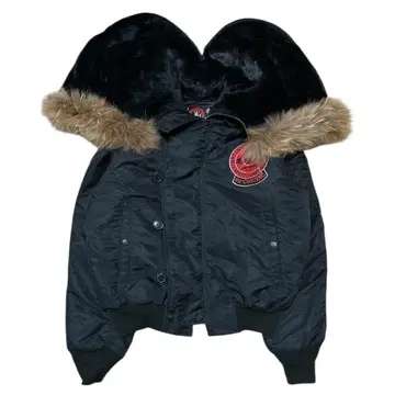 아카이브 패치 n2b 퍼 재킷 밀리터리