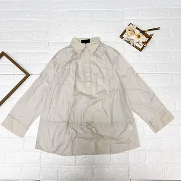 UNTITLED 허리 절개 2way 긴팔 셔츠 사이즈 2 일본제