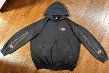 [ 극상 페이드 ] 할리데이비슨 파이어 후드티 블랙 2XL