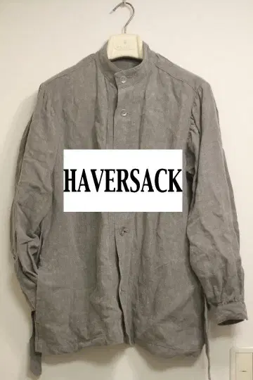 [레어] HAVERSACK 보지옹 개더 린넨 셔츠 0(