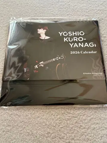 요시오 쿠로야나기 2026 캘린더 쿠로야나기 요시오