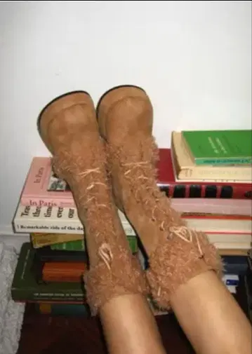 loulouseoul Puffy fur boots beige 부츠
