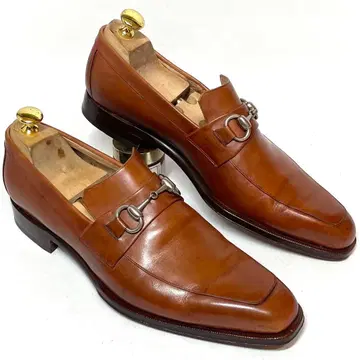 ALEJANDRO 아레한드로 홀스빗 로퍼 UK 7 카멜 가죽 신발