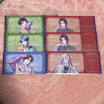 브레이크 마이 케이스 브레마 페어 특전 금박 티켓풍 카드 신명 황판