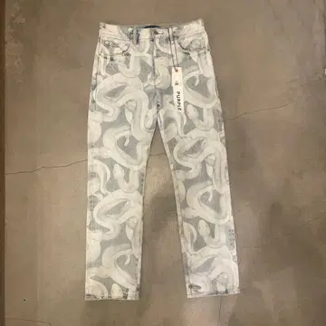 PURPLE BRAND 퍼플 브랜드 뱀 무늬 데님 팬츠 사이즈 30