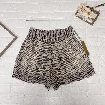 Luxluft 큐롯 스커트 브라운 사이즈 38 택 포함 미사용