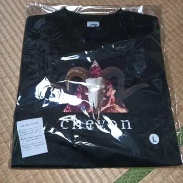 Chevon 콜라주 아트 롱T/롱 티셔츠 블랙/L