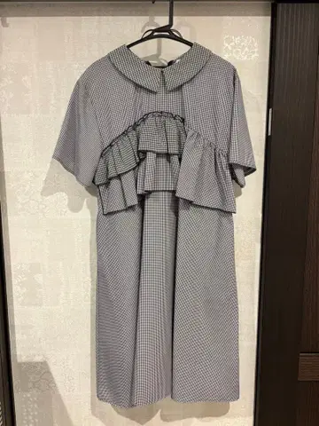 merry jenny 깅엄 패치워크 원피스