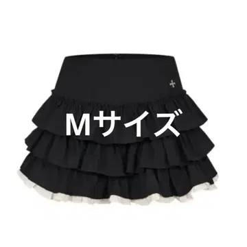 ANDWANG 참 프릴 퀼로트 미니스커트