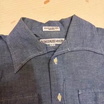 INDIVIDUALIZED SHIRTS 긴팔 셔츠 코튼 블루