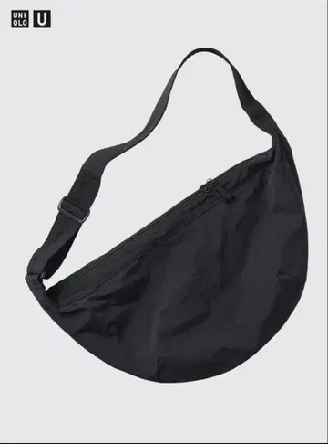 유니클로 U 나일론 블랙 숄더백