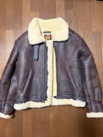 90s FREEDOM TYPE B-3 무스탕 플라이트 자켓 38